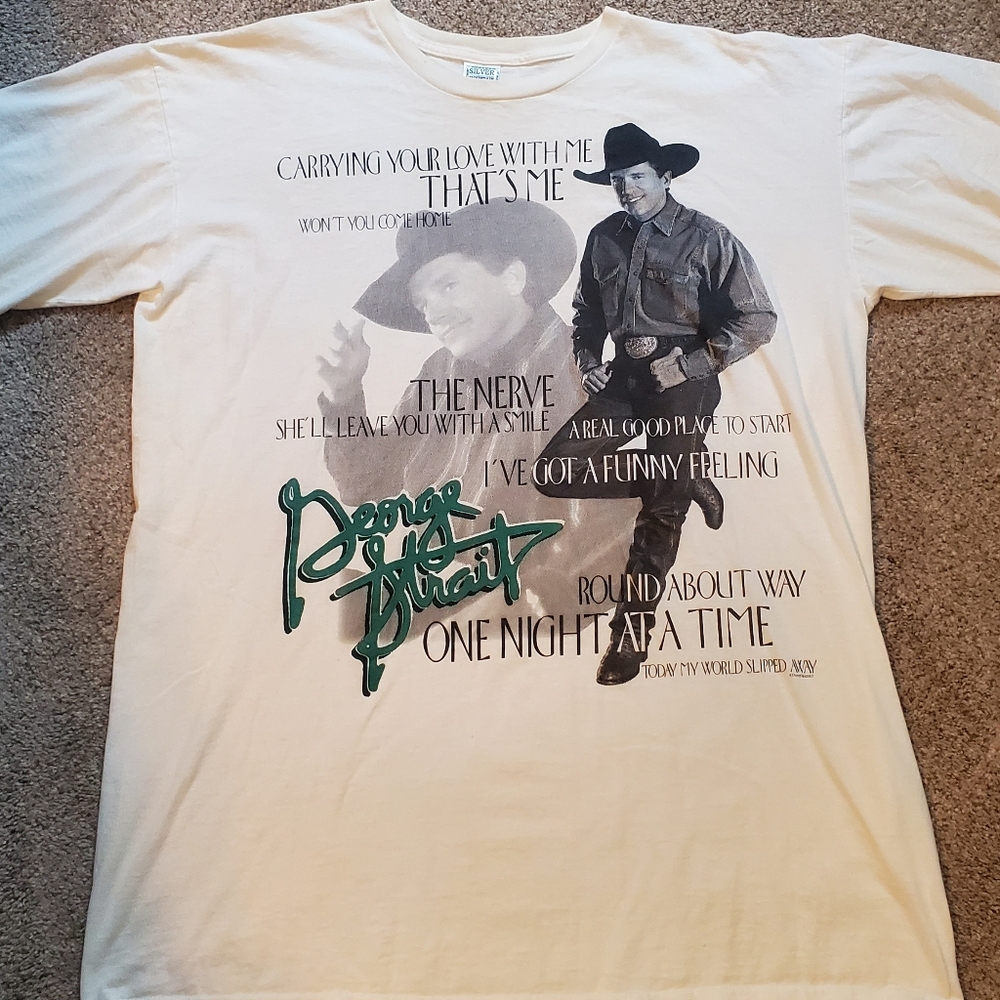 Vintage George Strait Concert Tshirt - OS